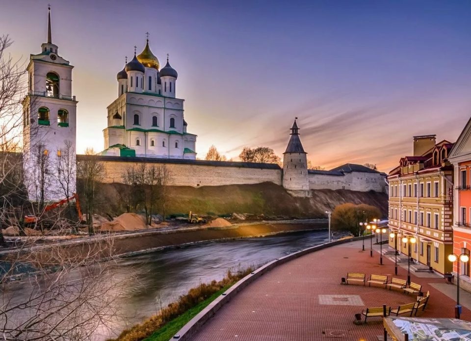 Evening Pskov Kremlin, Pskov Photo by Alexander Baidukov 2023 Русская культура V