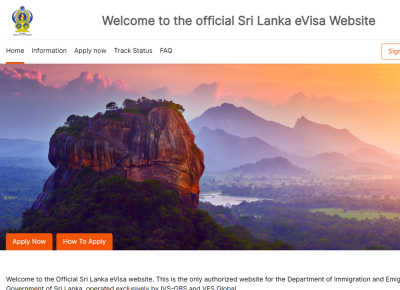 Шри-Ланка открыла новый портал для оформления E-visa