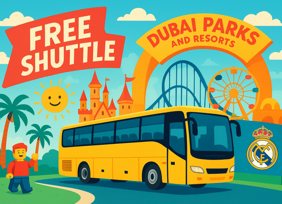 Бесплатный трансфер в Dubai Parks and Resorts
